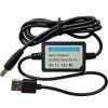 Redukce, step-up měnič USB 5V / DC5,5x2,1mm 12V/1A