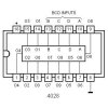 4028 převodník BCD/1-10, DIL16