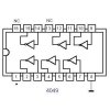 4049 6x budič invertující, DIL16