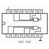 7440 2x 4vstup. NAND, DIL14 /MH7440, MH7440S, MH5440, MH5440S,84S40S/