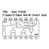 7451 dvojitý poz.logický člen AND-OR-INVERT, DIL14 /MH7451,MH5451S/
