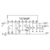TA7343P - FM PLL stereodekodér, SIP9 /KIA7343AP/