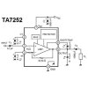 TA7252AP - nf zesilovač 5,9W/4ohm, Ucc=13V, SIP7