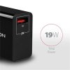 Napáječ AXAGON ACU-QC19 USB QC3.0 quick charger, černá