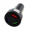Autoadaptér USB 12V/5V 3xUSB