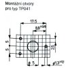150k - TP041, trimr lakosazový ležatý, RM=10x17,5mm
