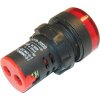 Kontrolka 230V LED 29mm AD16-22DS, červená