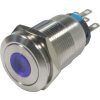 Tlačítko OFF-(ON) LAS1-19F 250V/5A, modré prosvětlení 12V