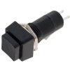 Vypínač stiskací PBS-12A, OFF-ON 1pol.250V/1A černý