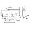Mikrospínač MSW-11, ON-(ON) 1pol.125V/5A