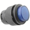 Tlačítko R16-503BD 1pól. OFF-(ON) 250V/3A modré prosvětlené