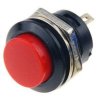 Tlačítko R13-507 OFF-(ON) 250V/3A do otvoru 16mm červené