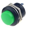 Tlačítko R13-507 OFF-(ON) 250V/3A do otvoru 16mm zelené