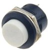 Tlačítko R13-507 OFF-(ON) 250V/3A do otvoru 16mm bílé