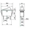 Přepínač kolébkový RS-102-11C, ON-ON 1pol.250V/16A