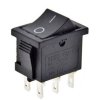 Přepínač kolébkový KCD1-202, ON-ON 2pol.250V/6A černý