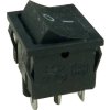 Přepínač kolébkový MRS-202-4, ON-ON 2pol.250V/6A černý
