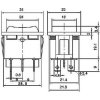 Tlačítko kolébkové RS-223-4C (ON)-OFF-(ON) 2p.250V/15A I-O-II