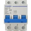 Jistič Showpelec DZ47-63 C16 400V/16A/C 3fázový na DIN lištu