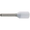 Dutinka pro kabel 0,5mm2 bílá (E0508), balení 100ks