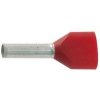 Dutinka pro dva kabely 1mm2,červená (TE1,0-8)