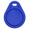 RFID přístupový čip 125kHz přepisovatelný, přívěšek, modrý