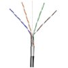 Kabel UTP Cat5e 4x2, AWG24, 100m, černá, venkovní provedení