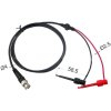 Měřící kabel BNC-2x měřící háček, délka 1m