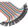 Propojovací vodiče dupont 40pin, délka 20cm, samice-samice