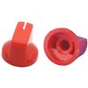 Přístrojový knoflík KN19 19x14,5mm, hřídel 6mm, červený