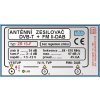 Anténní zesilovač IVO ZR13-F, DVB-T + FM II-DAB bez regulace + zdroj