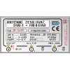 Anténní zesilovač IVO ZR13-F, DVB-T + FM II-DAB s regulací zisku+zdroj