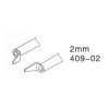Nástavce 2mm TIP409-02 na pájecí kleště ZD-409