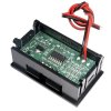 Voltmetr panelový LED modrý, 3,5-30V, NC064, 2 vývody