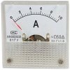 Analogový panelový ampérmetr 91C4 10A DC, včetně bočníku