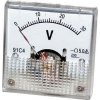 Analogový panelový voltmetr 91C4 30V DC