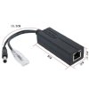 POE Splitter HX-PD02S-G, výstup 12V/1,2A, DC konektor 5,5x2,1mm