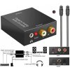 Audio převodník RCA+3,5mm /konvertor digitálního zvuku na analogový/
