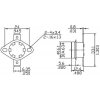 Termostat 40°C KSD301 bimetalový 250V/10A, rozpínací-vratný (NC)