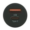Zástrčka 12/24V nízkoprofilová QC3/PD3 USB-A/USB-C 30W