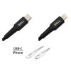 Datový a nabíjecí kabel SPEED USB-C / iPhone 480 Mb/s 1,5m