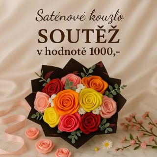 ✨ SOUTĚŽ v hodnotě 1000 Kč! ✨ Vyhraj nádhernou kytici z ručně vyráběných růží ze stuh od Saténového kouzla 💐 💖 Jak se...