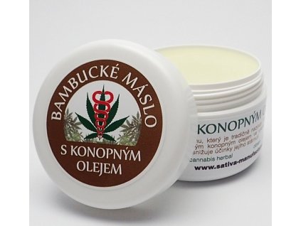 Bambucké máslo s konopným olejem 100 ml