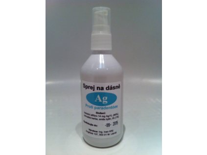 Sprej na dásně s koloidním stříbrem a konopnou tinkturou 115 ml