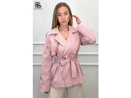 Dámský kabátek s páskem