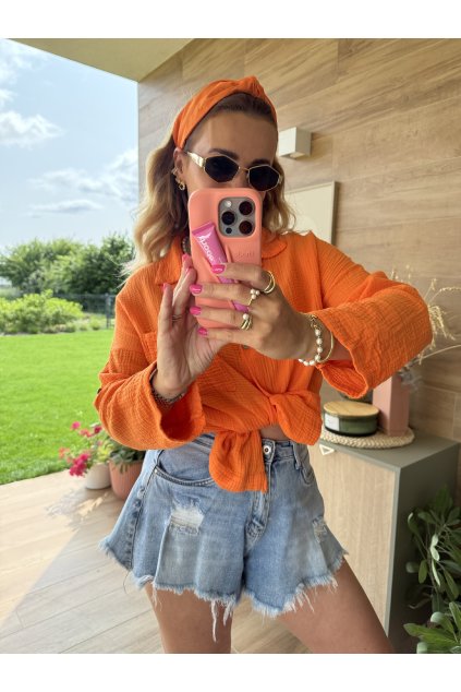 MUŠELÍNOVÁ KOŠILE GET LOOK