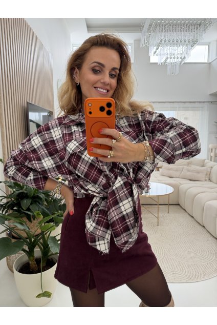 KÁROVANÁ KOŠILE STYLE WITH ATTITUDE