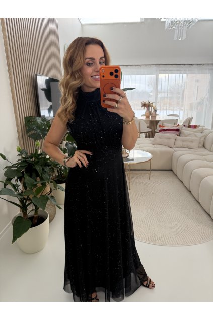 DLOUHÉ PLESOVÉ TŘPYTIVÉ ŠATY SWAY