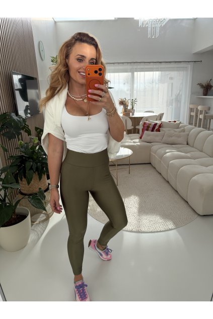 KHAKI LEGÍNY LUXURY