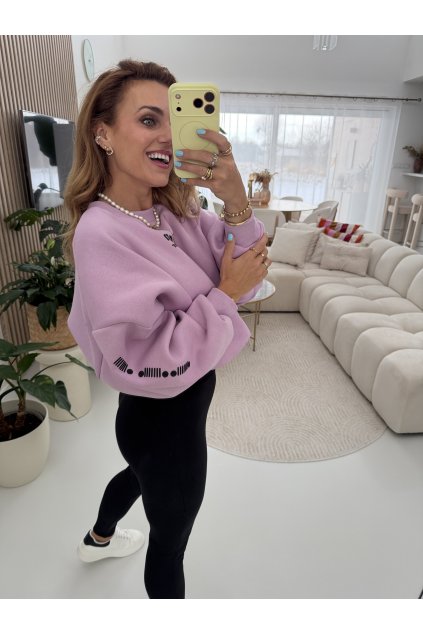 FIALKOVÁ ZATEPLENÁ TEPLÁKOVKA I AM ANOTHER